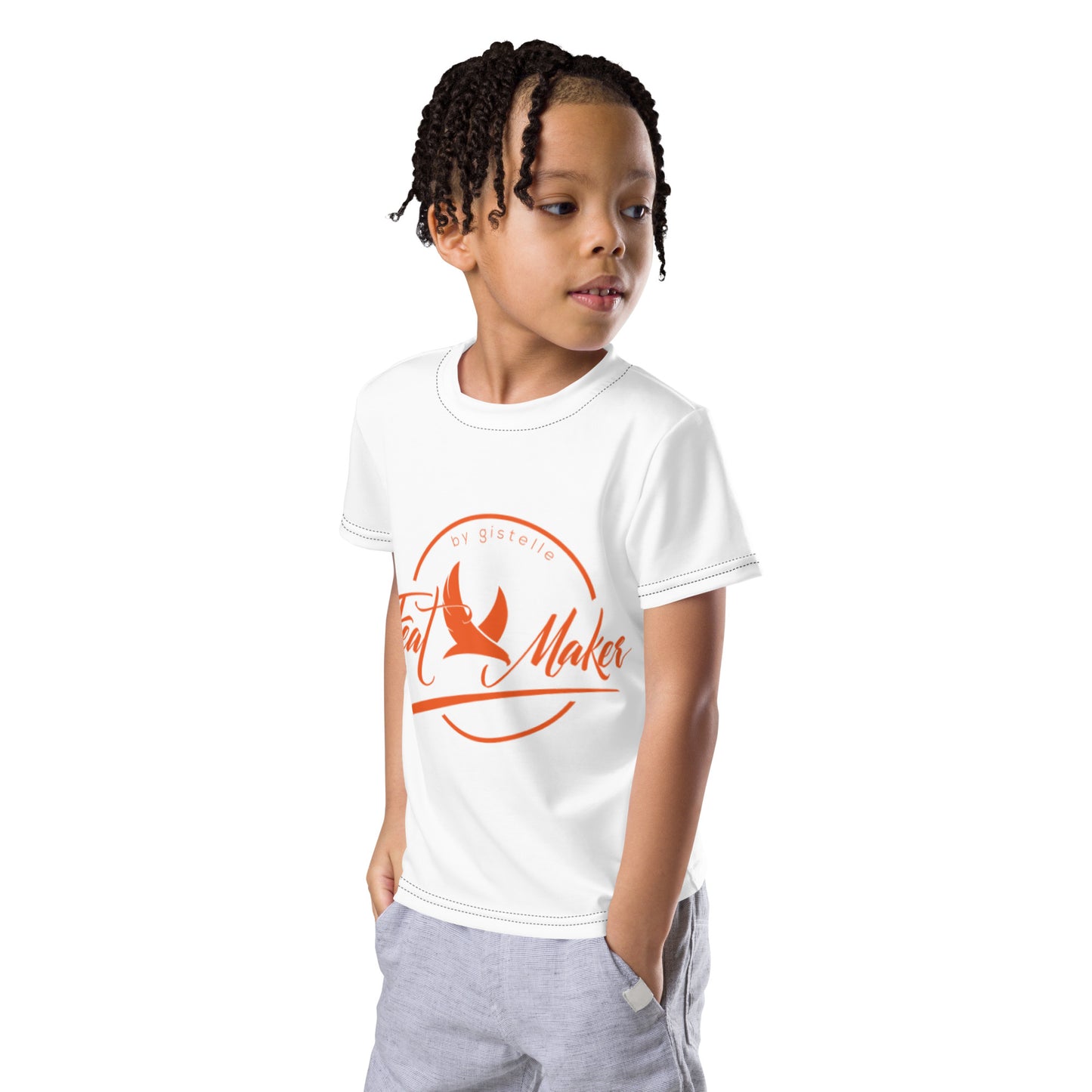 T-shirt col ras du cou enfant