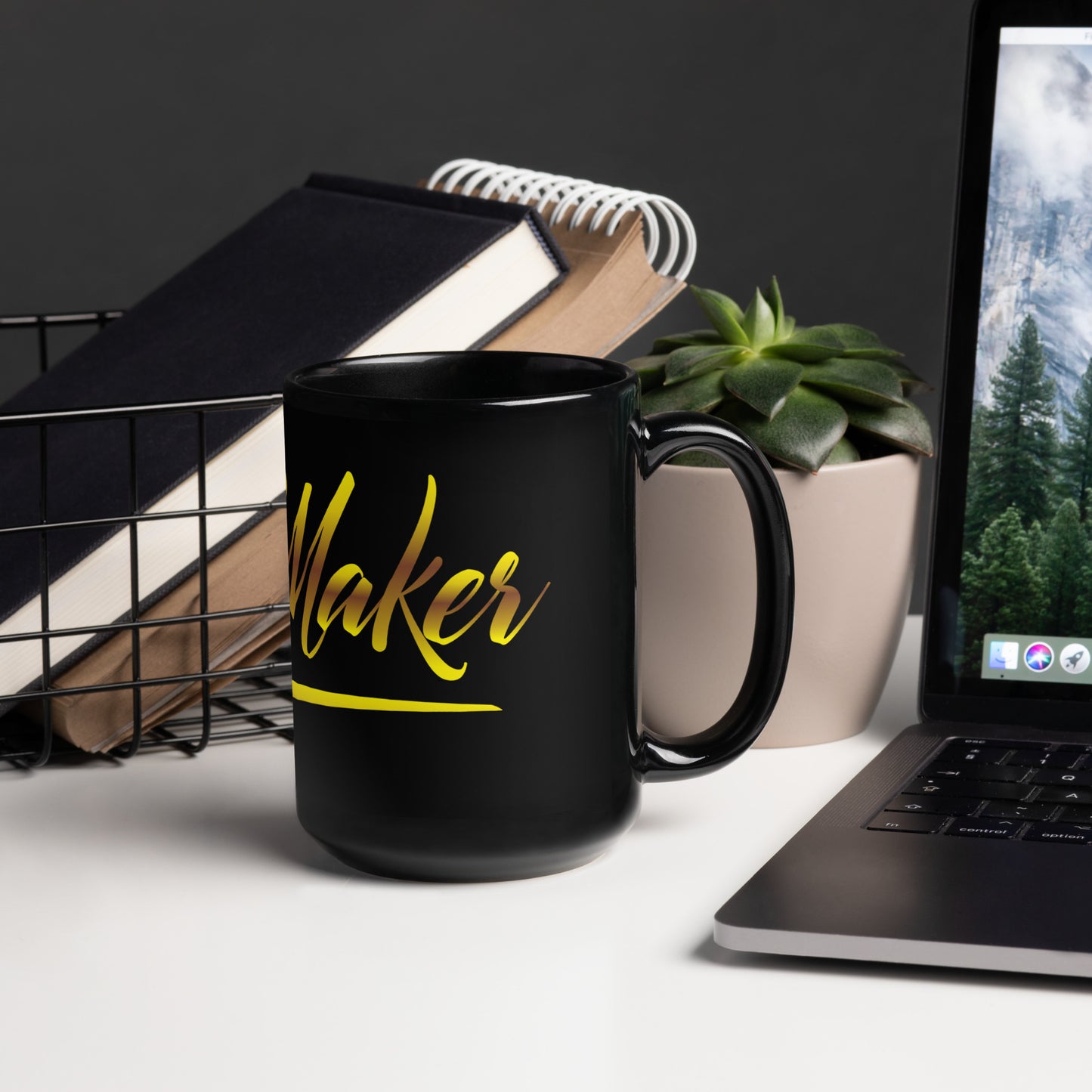 FM Mug brillant noir