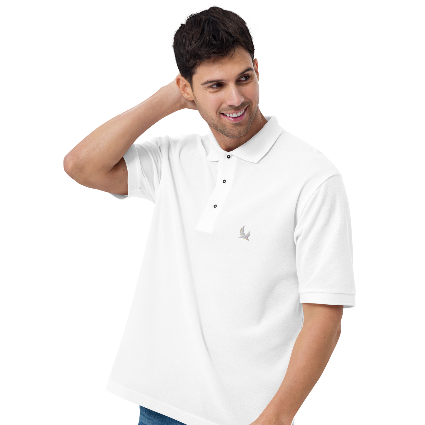 Polo Brodé Homme
