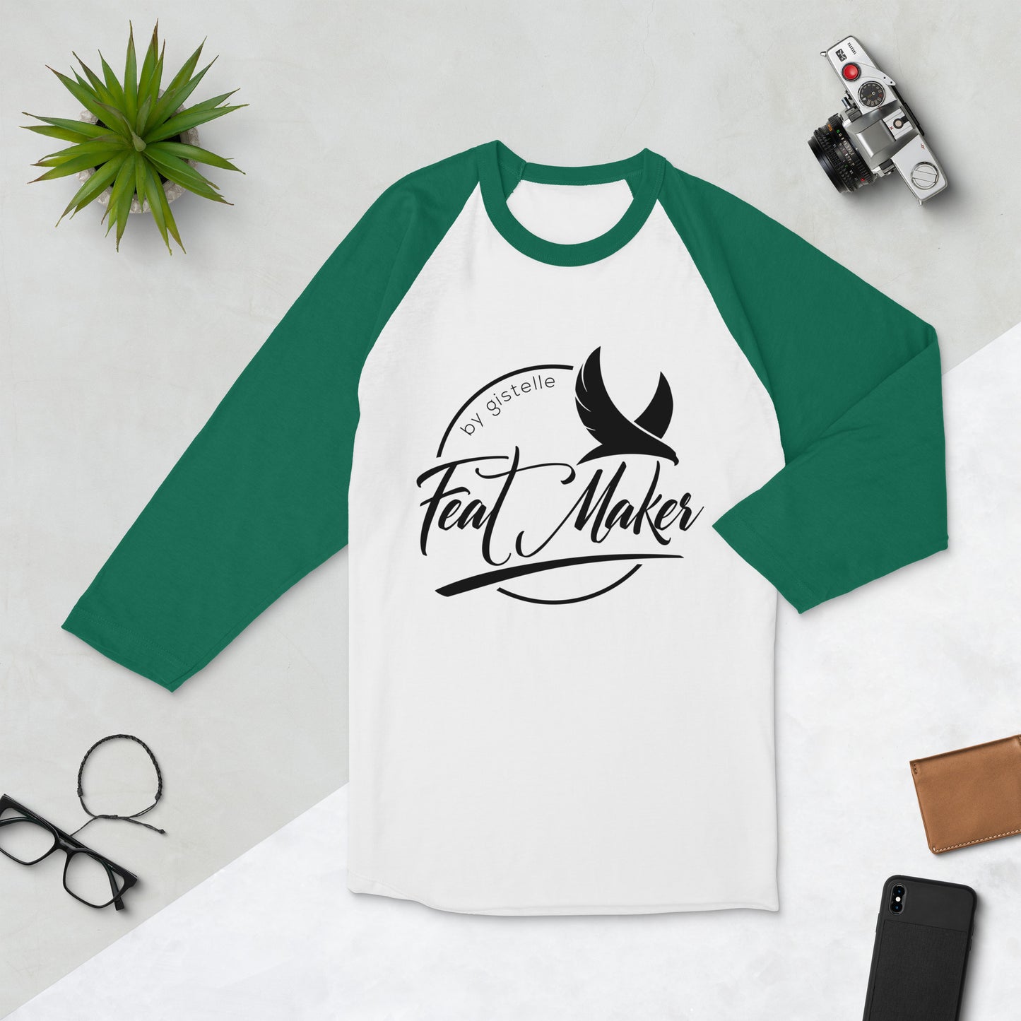 T-shirt à Manches Raglan 3/4