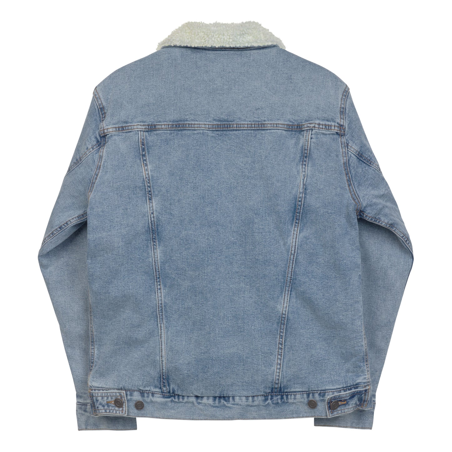 Veste sherpa en jean unisexe