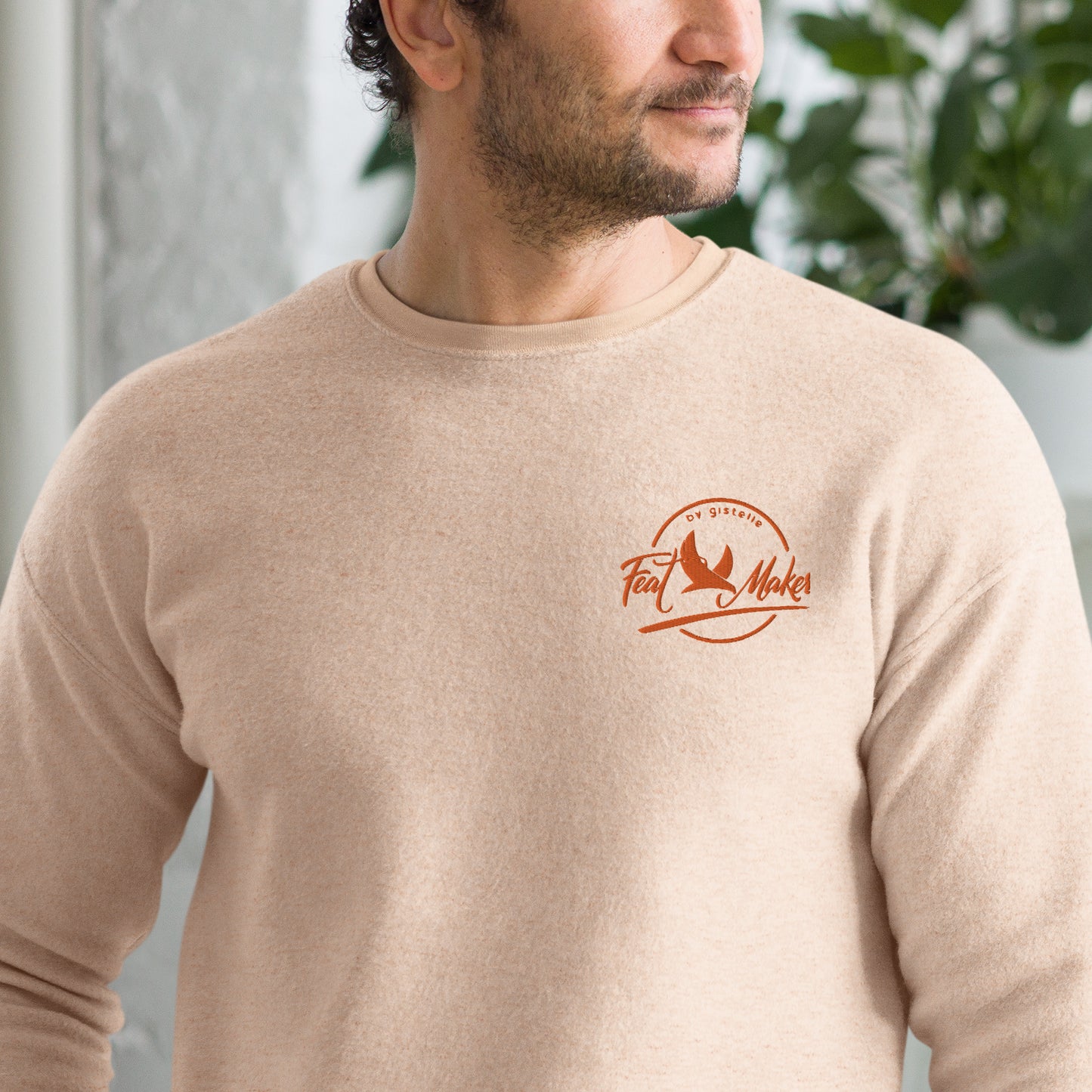 Sweatshirt en molleton unisexe
