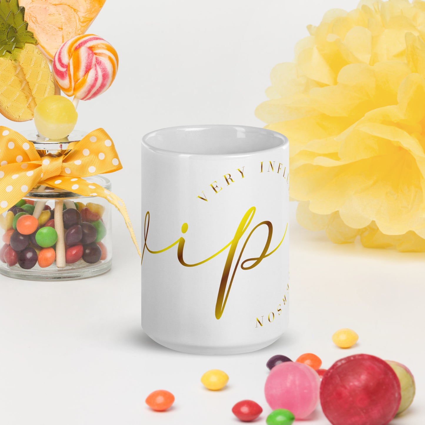 VIP Mug Blanc Brillant